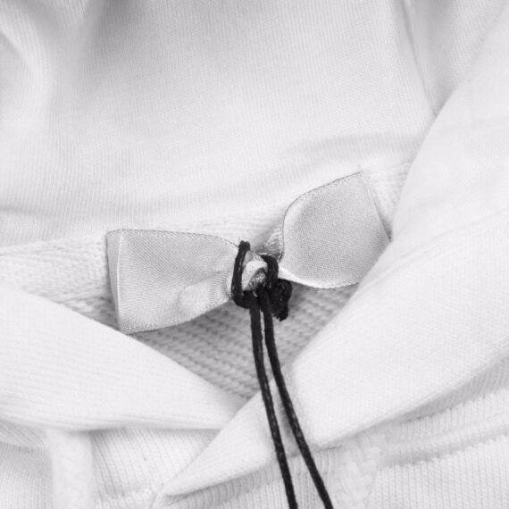 Dior White Hoodie with Bag Design