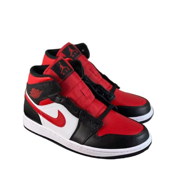 Air Jordan 1 Retro Mid Black/White/Varsity Red