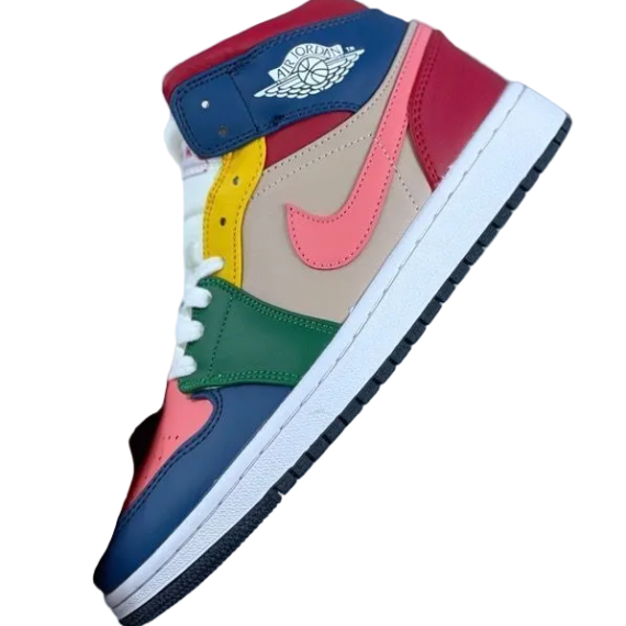 Air Jordan 1 Mid Patchwork