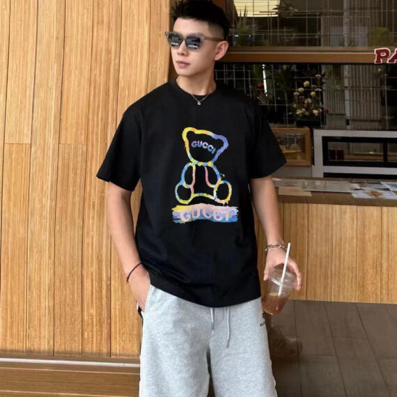 Gucci Teddy Bear Graphic T-Shirt