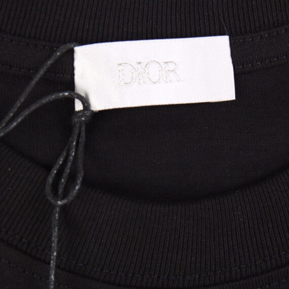 Dior Color Splash Graphic T-Shirt - Black