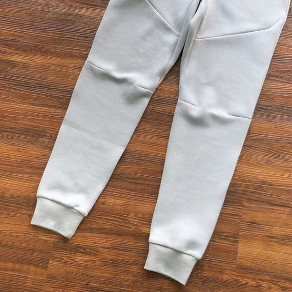 NIKE TECH FLEECE PANTS x WOLF GREY/AQUAMARINE/ORANGE