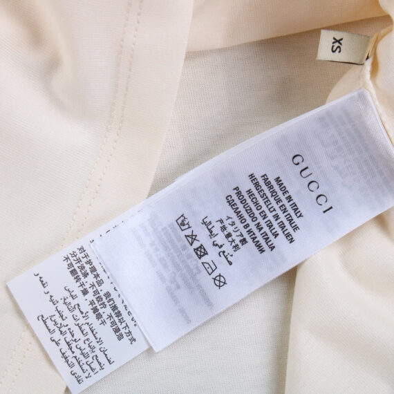 Gucci Mushroom Graphic T-Shirt (Cream)