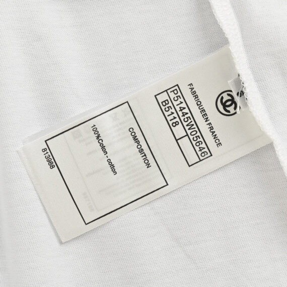 Chanel Classic Logo T-Shirt in White