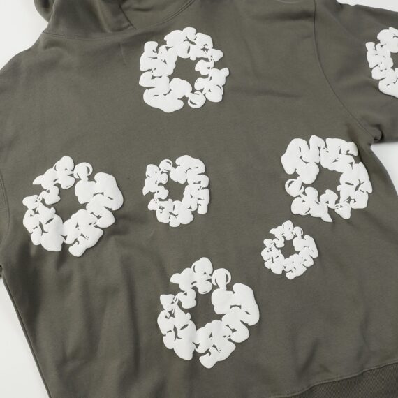 DENIM TEARS COTTON WREATH HOODIE OLIVE
