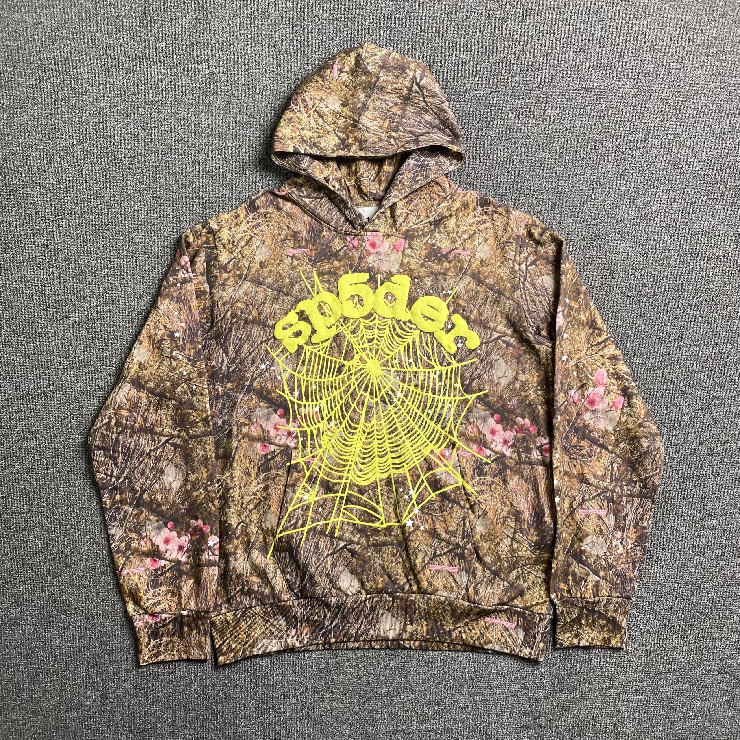 SP5DER REAL TREE OG WEB HOODIE CAMO
