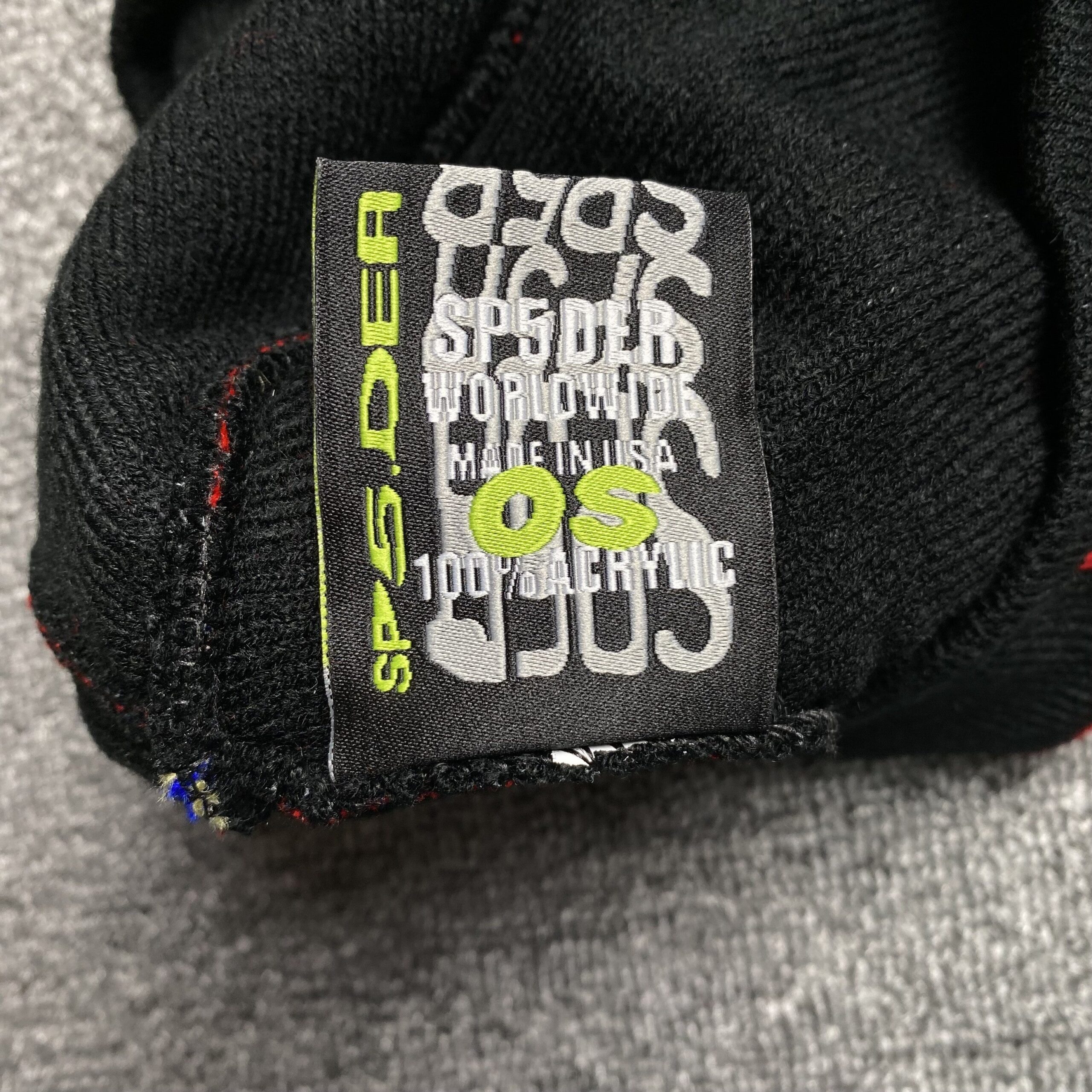 SP5DER SEX SKULLY SLIME BLACK