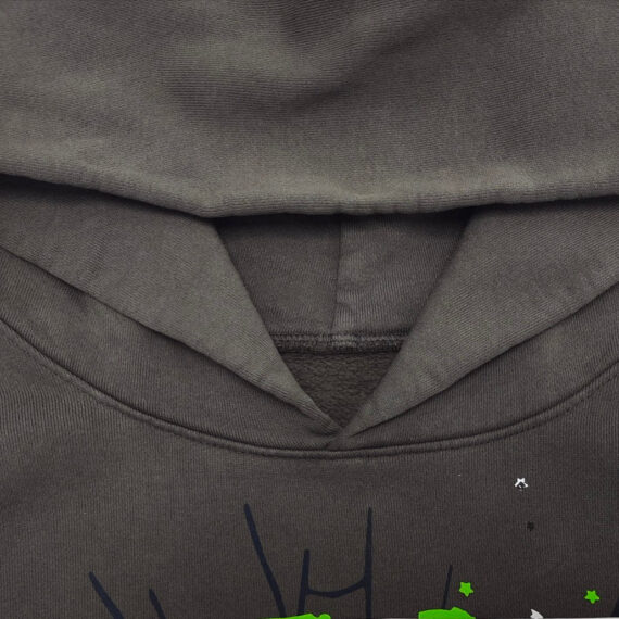 SP5DER WAIT WEB HOODIE SLATE GREY