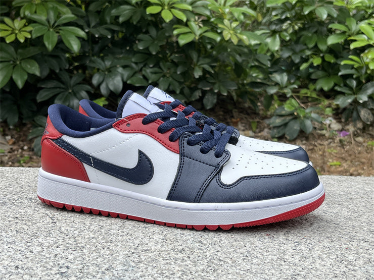 Air Jordan 1 Low White/University Red/University Blue