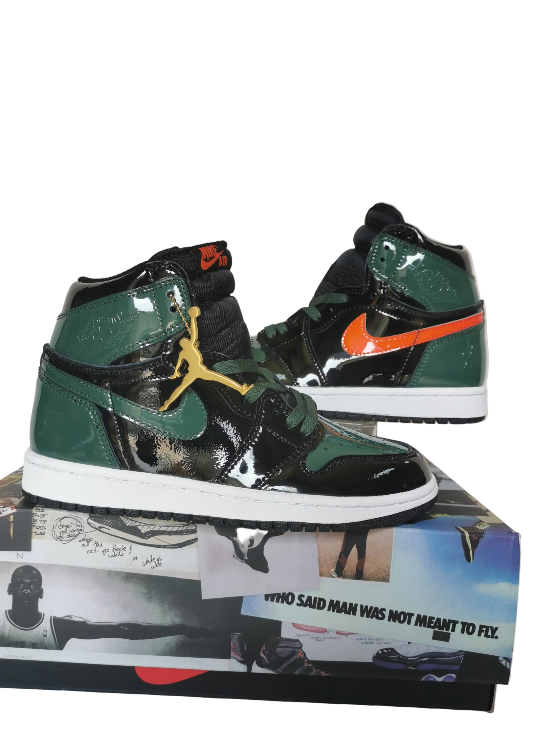 Air Jordan 1 Retro High OG Pine Green Black