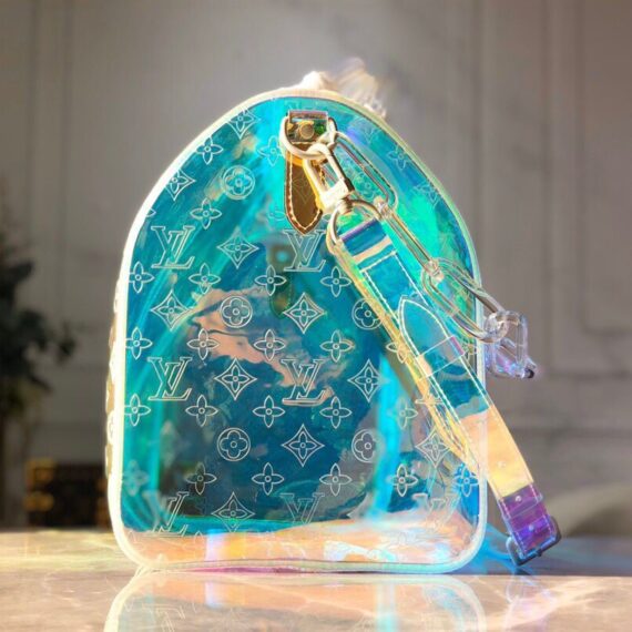 LOUIS VUITTON MONOGRAM 50 PRISM HOLOGRAPHIC TRAVEL BAG