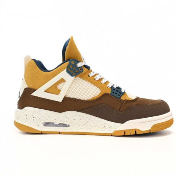 Air Jordan 4 Cacao Wow Brown White