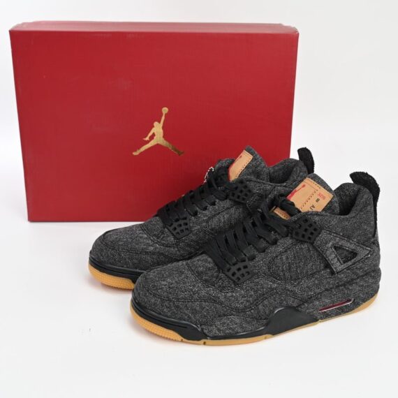 Air Jordan 4 Levis Black
