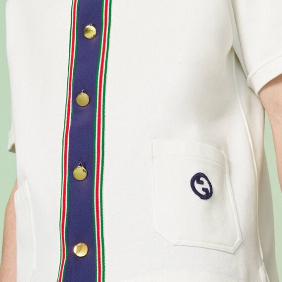 Gucci Contrast Collar Shirt