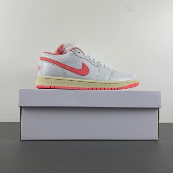 Air Jordan 1 Low White/Grey/Varsity Red