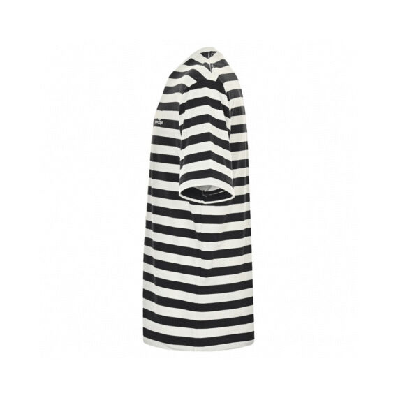 Balenciaga Black and White Striped T-Shirt
