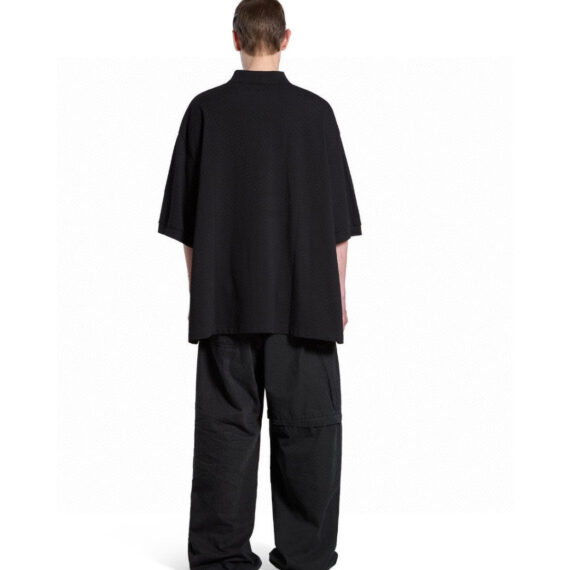 Balenciaga Classic Logo Polo Shirt (Black)