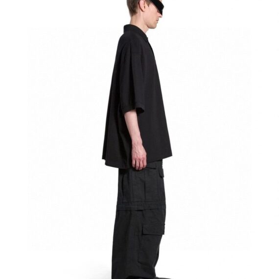 Balenciaga Classic Logo Polo Shirt (Black)
