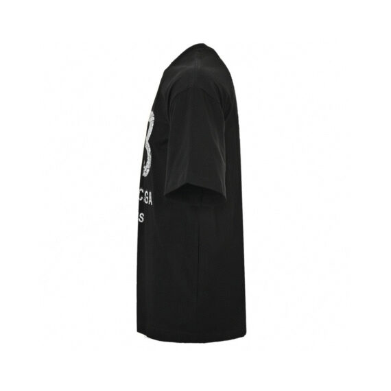 Balenciaga Cracked BB Logo T-Shirt (Black)
