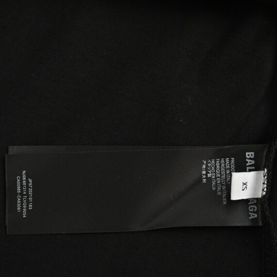 Balenciaga Cracked BB Logo T-Shirt (Black)