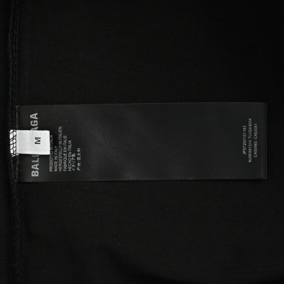 Balenciaga Distorted Logo T-Shirt (Black)