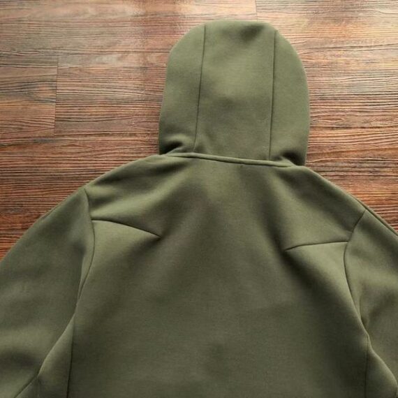 NIKE TECH FLEECE HOODIE x ARMY GREEN