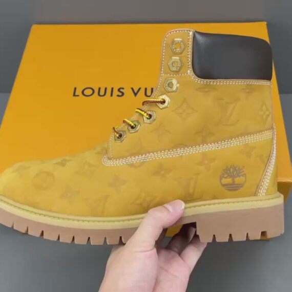 LOUIS VUITTON x TIMBERLAND ANKLE BOOTS