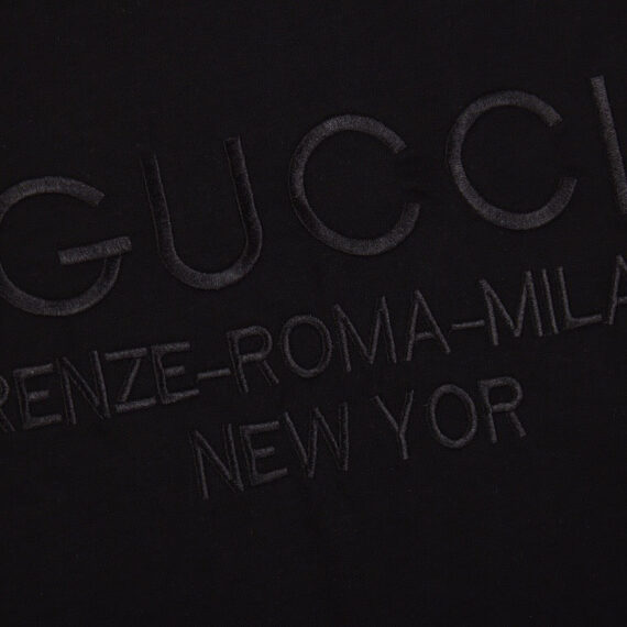 Gucci T-shirt with Embroidered Cities