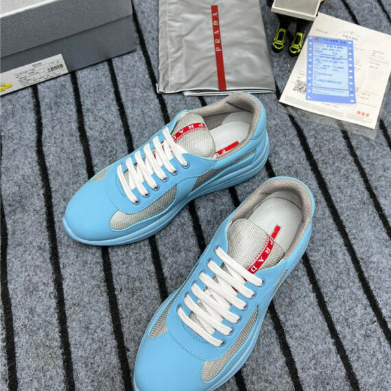 PRADA AMERICAS CUP SOFT RUBBER LIGHT BLUE SILVER