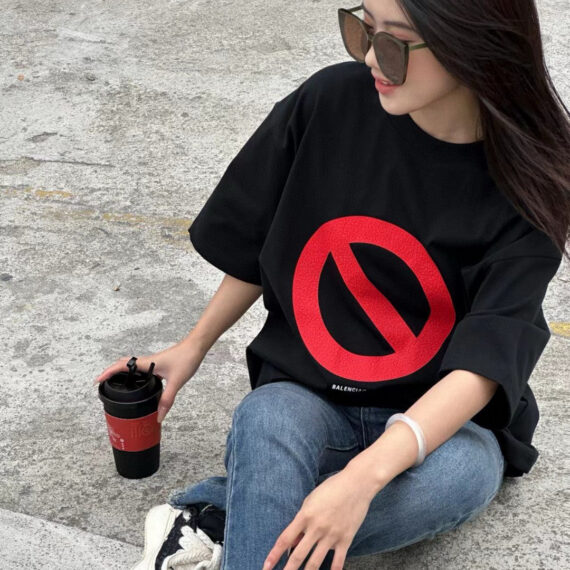 Balenciaga T-Shirt - Prohibition Symbol