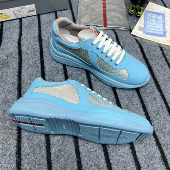 PRADA AMERICAS CUP SOFT RUBBER LIGHT BLUE SILVER