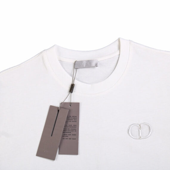 Dior Double D Logo T-Shirt (White)