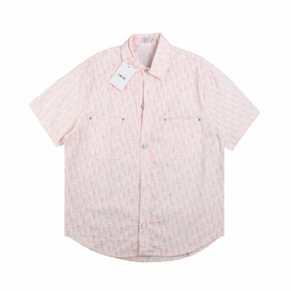 Dior Monogram Shirt (Pink/White)