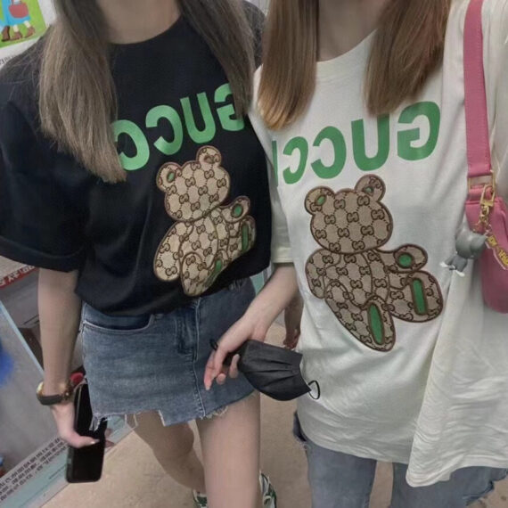 Gucci Teddy Bear Print T-Shirt - Cream