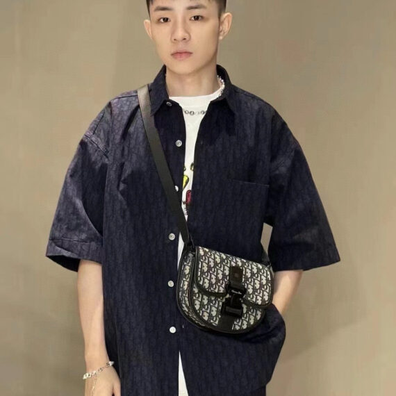 Dior Black Short-Sleeve Shirt