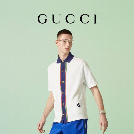 Gucci Contrast Collar Shirt