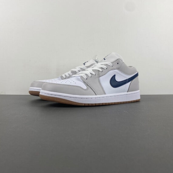 Air Jordan 1 Low White/Grey/Navy