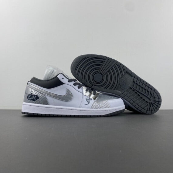 Air Jordan 1 Low Silver Dragon