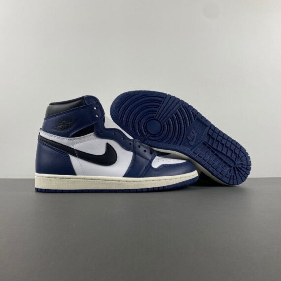 Air Jordan 1 Retro High OG White/Deep Navy-Black