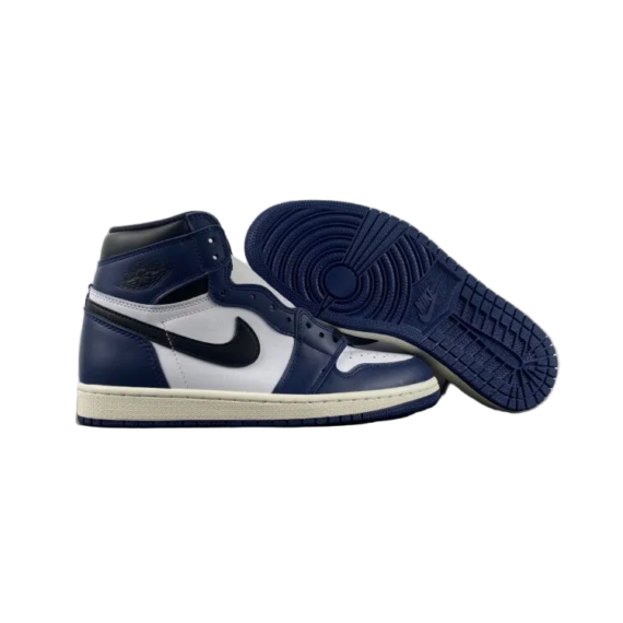 Air Jordan 1 Retro High OG White/Deep Navy-Black