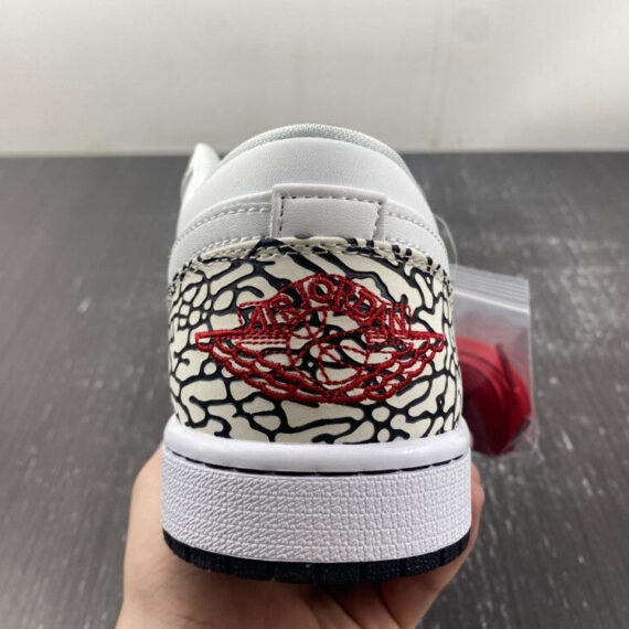 Air Jordan 1 Low “White/Grey Snake”
