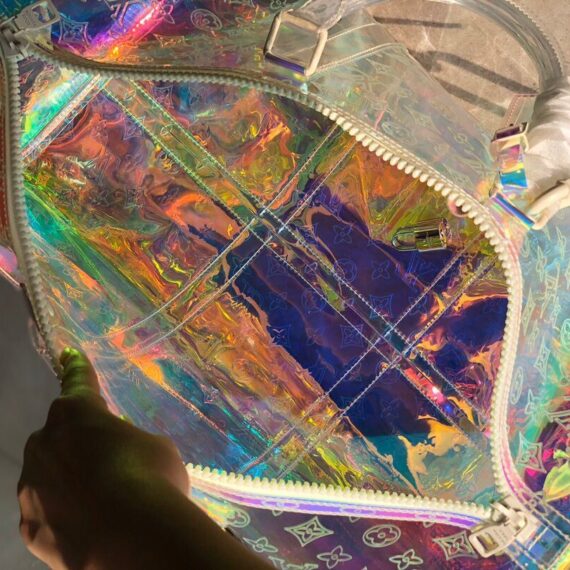 LOUIS VUITTON MONOGRAM 50 PRISM HOLOGRAPHIC TRAVEL BAG