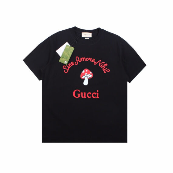 Gucci Mushroom Graphic T-Shirt