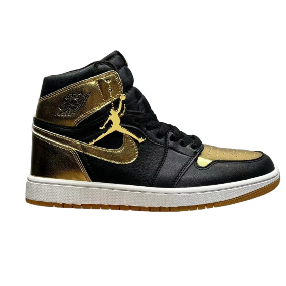 Air Jordan 1 Mid Black/University Gold