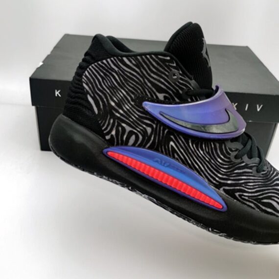 NIKE KD 14 x SEASONAL BLACK LASER CRIMSON